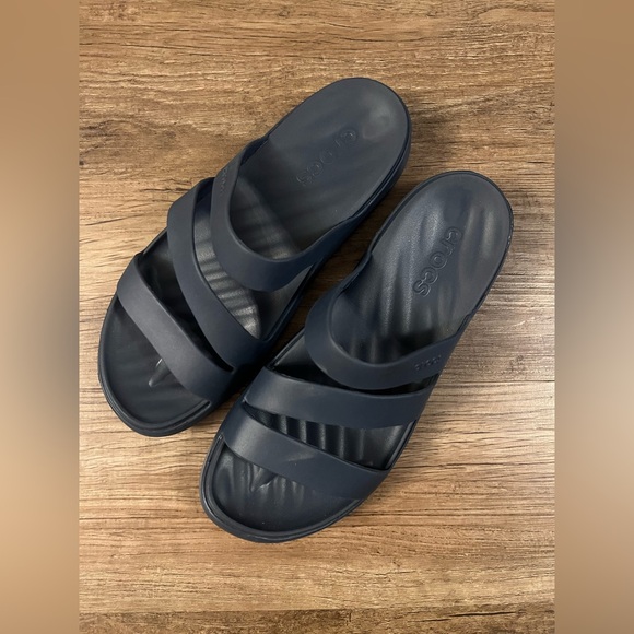 Crocs Getaway Strappy Shoes Womens Size 10 Slip On Comfort Lightweight Sandals - Picture 5 of 7